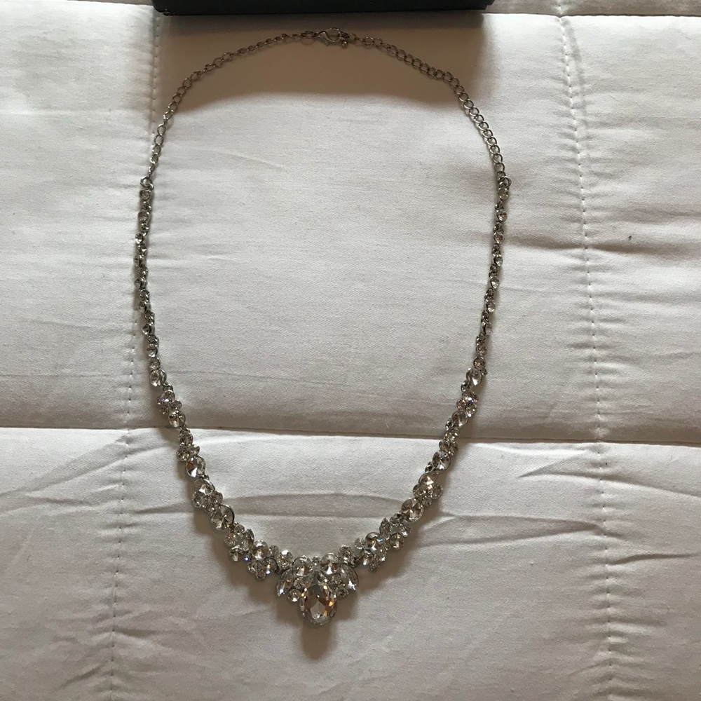 “Crystal” zirconia necklace.